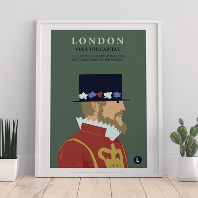 London Advert- Visit London - 11X14” Premium Art Print
