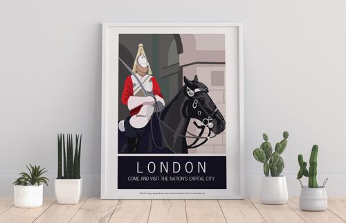 London Advert- Visit London 2 - 11X14” Premium Art Print