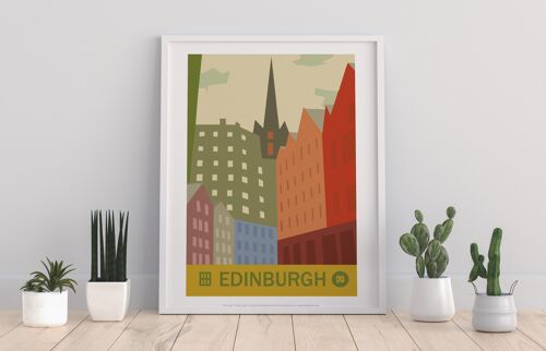 Edinburgh Poster - 11X14” Premium Art Print