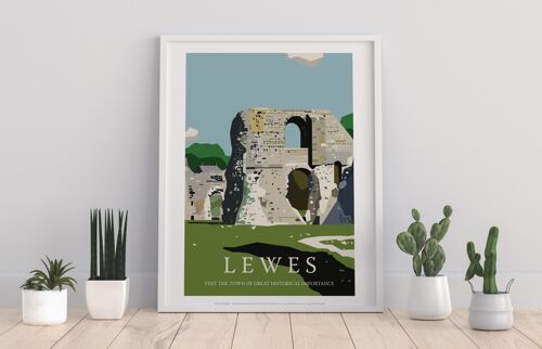 Lewes Poster- Visit Lewes - 11X14” Premium Art Print