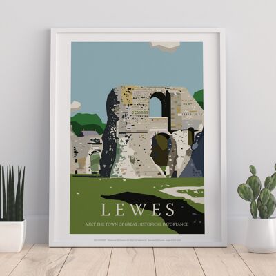 Lewes Poster- Visit Lewes - 11X14” Premium Art Print