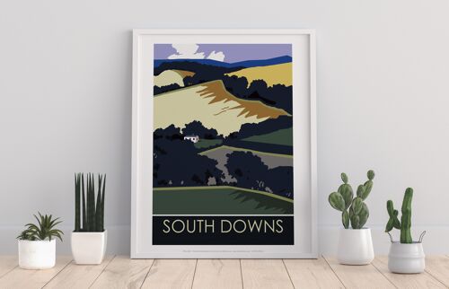 South Downs Poster 2 - 11X14” Premium Art Print