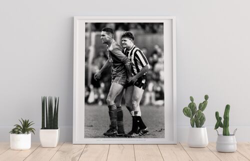 Vinnie Jones and Paul Gascoigne - Cheeky Squeeze Art Print