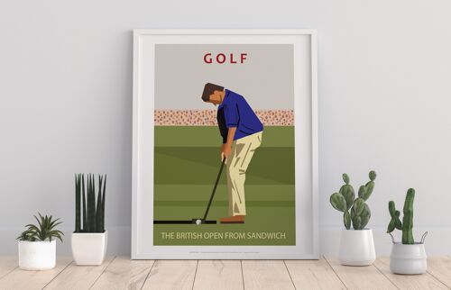 Golf Poster- The British Open - 11X14” Premium Art Print