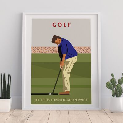 Golf Poster- The British Open - 11X14” Premium Art Print