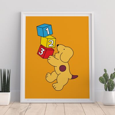 Spot The Dog Number Blocks - 11X14” Premium Art Print