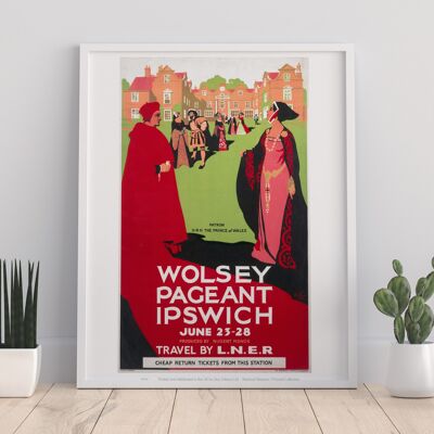 Wolsey Pageant Ipswich - Travel By Lner - Premium Art Print