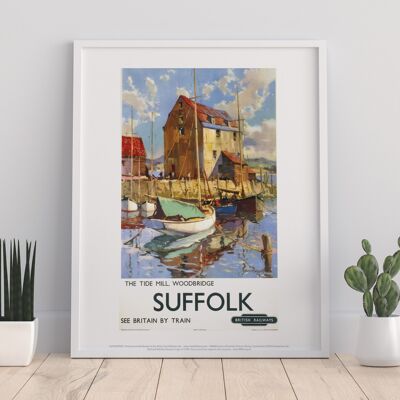 The Tide Mill, Woodbridge - Suffolk By Train Art Print