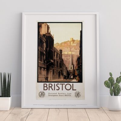 Bristol High Street Gwr Lms - 11X14” Premium Art Print