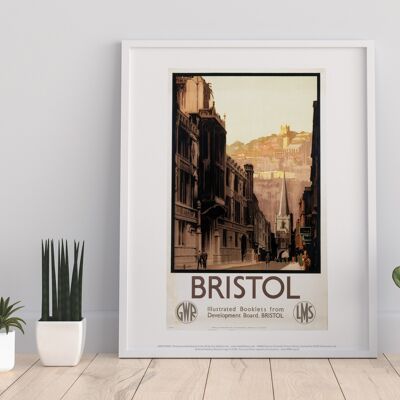 Bristol High Street Gwr Lms - 11X14” Premium Art Print