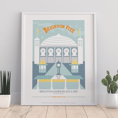 Brighton Pier By Artist Tabitha Mary - Premium Art Print