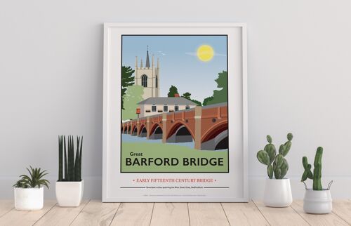 Barford Bridge By Artist Tabitha Mary - Premium Art Print