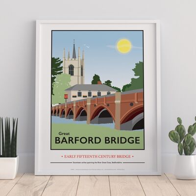 Barford Bridge By Artist Tabitha Mary - Premium Art Print