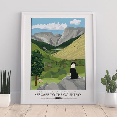 Escape To The Country By Artist Tabitha Mary - Art Print