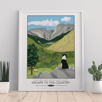 Escape To The Country By Artist Tabitha Mary - Art Print