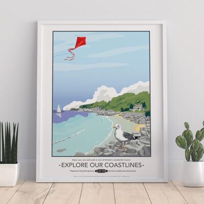 Explore Our Coastlines By Artist Tabitha Mary - Art Print