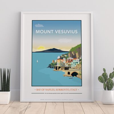 Mount Vesuvius, Naples By Artist Tabitha Mary - Art Print