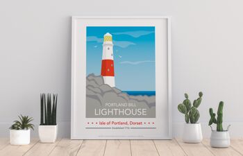 Portland Bill Day par l'artiste Tabitha Mary - 11X14" Art Print