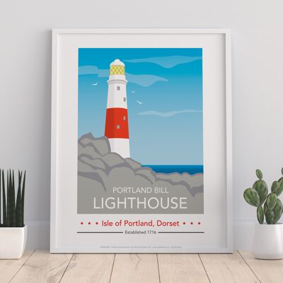 Portland Bill Day By Artist Tabitha Mary - 11X14” Art Print