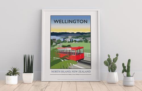 Wellington, New Zealand By Artist Tabitha Mary - Art Print