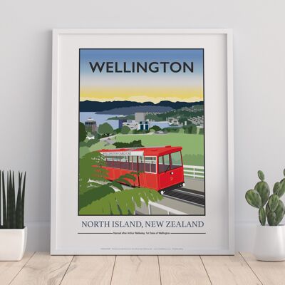 Wellington, New Zealand By Artist Tabitha Mary - Art Print