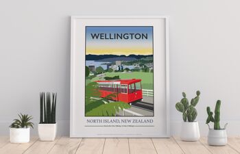 Wellington, Nouvelle-Zélande par l'artiste Tabitha Mary - Impression artistique