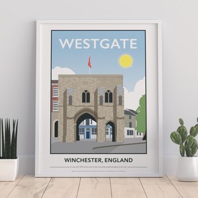 Westgate, Winchester By Artist Tabitha Mary - Art Print