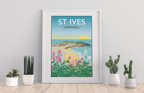 St Ives, Cornwall By Artist Tabitha Mary - 11X14” Art Print