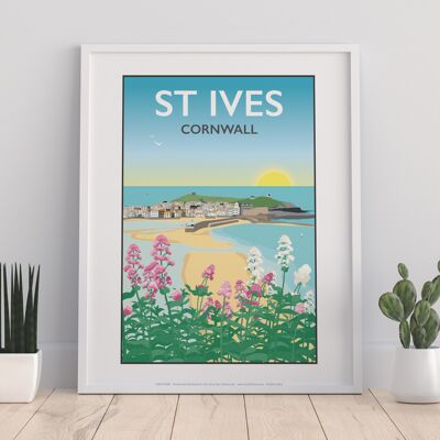 St Ives, Cornwall By Artist Tabitha Mary - 11X14” Art Print