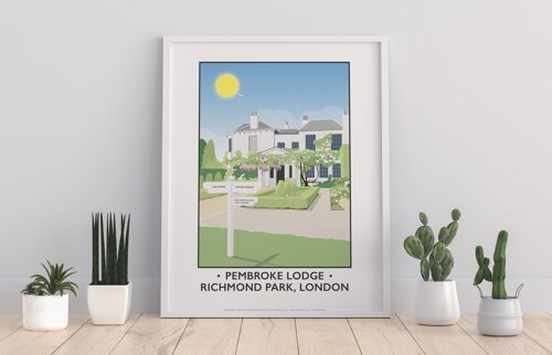Pembroke Lodge, Richmond Park By Tabitha Mary Art Print