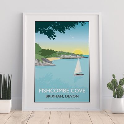 Fishcombe Cove, Brixham By Artist Tabitha Mary - Art Print