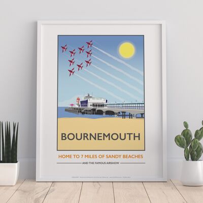 Bournemouth Pier By Artist Tabitha Mary - Premium Art Print