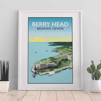 Berry Head, Brixham Devon By Artist Tabitha Mary Art Print