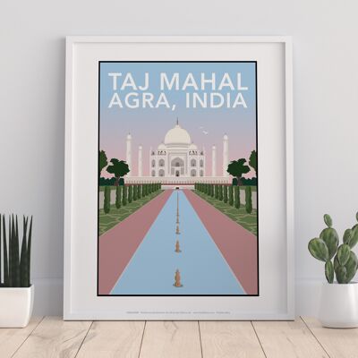 Taj Mahal By Artist Tabitha Mary - 11X14” Premium Art Print