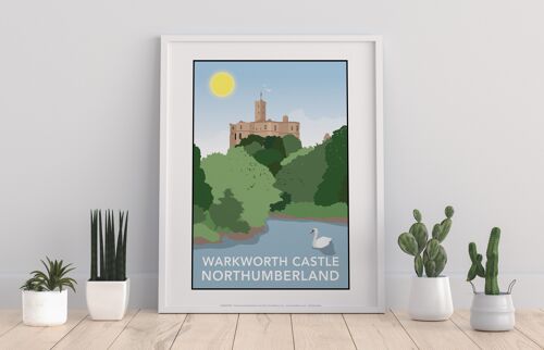 Warkworth Castle, Northumberland By Tabitha Mary Art Print
