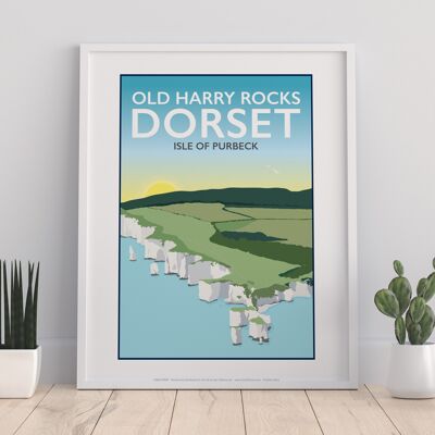 Isle Of Purbeck, Dorset By Artist Tabitha Mary - Art Print