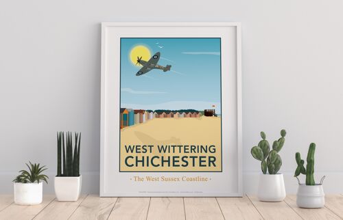 West Wittering By Artist Tabitha Mary - Premium Art Print