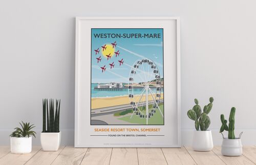 Weston-Super-Mare, Somerset By Artist Tabitha Mary Art Print