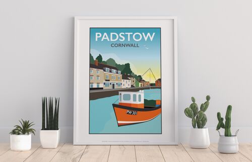 Padstow By Artist Tabitha Mary - 11X14” Premium Art Print