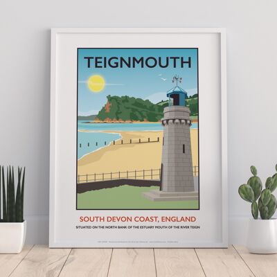 Teignmouth By Artist Tabitha Mary - 11X14” Premium Art Print