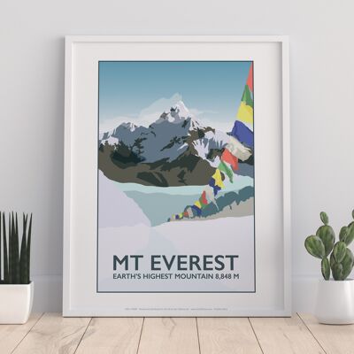 Everest Base Camp By Artist Tabitha Mary - 11X14” Art Print