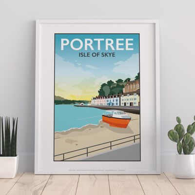 Portree, Isle Of Skye By Artist Tabitha Mary - Art Print