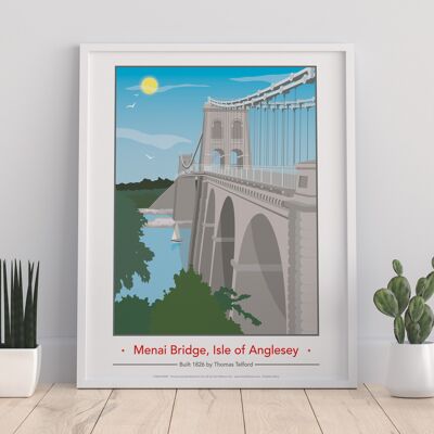 Menai Bridge, Isle Of Anglesey Poster 2 - Premium Art Print