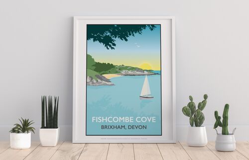 Fishcombe Cove, Devon 2 - 11X14” Premium Art Print