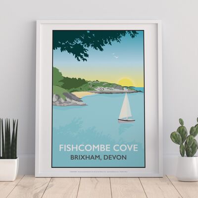 Fishcombe Cove, Devon 2 - 11X14” Premium Art Print