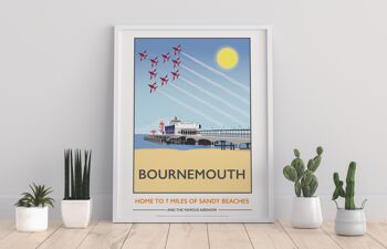 Affiche de Bournemouth - Flèches rouges - 11X14" Premium Art Print