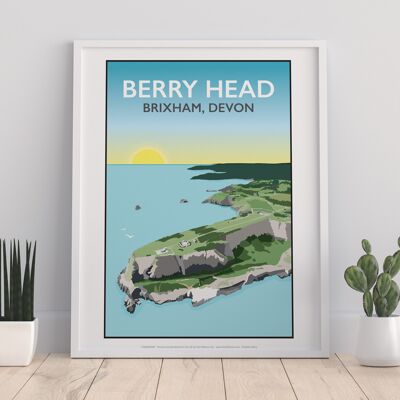 Berry Head, Devon 2 - 11X14” Premium Art Print