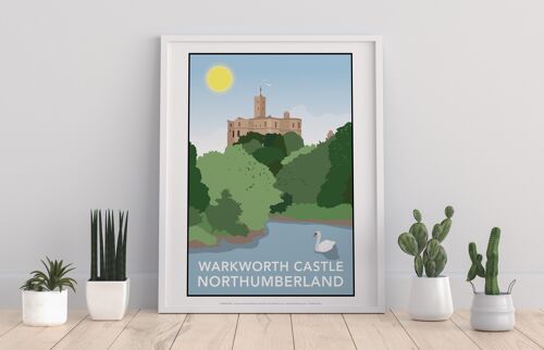 Warkworth Castle, Northumberland 2 - Premium Art Print