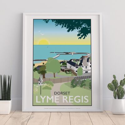 Lyme Regis, Dorset - 11X14” Premium Art Print