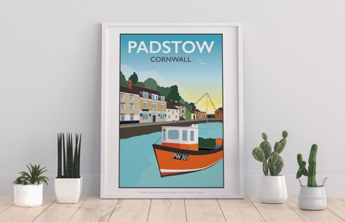 Padstow, Cornwall 2 - 11X14” Premium Art Print